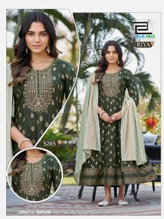 Blue hills riya anarkali gown wholesale kurti supplier in india